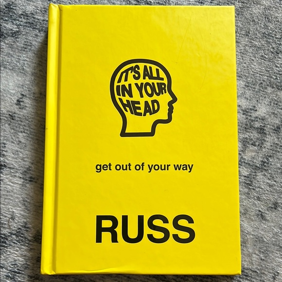 Yellow 'It's All In Your Head' Book by Russ - Picture 1 of 2